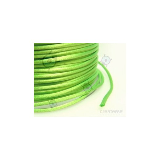 CORDON COLA RATON 3MM N.57 VERDE FLUOR - 5 METROS