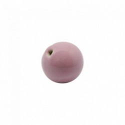 BOLA PORCELANA LISA ROSA - 5 UNIDADES