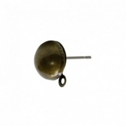 PENDTE M-BOLA 10MM CON ASA METAL BRONCE ANTIGUO