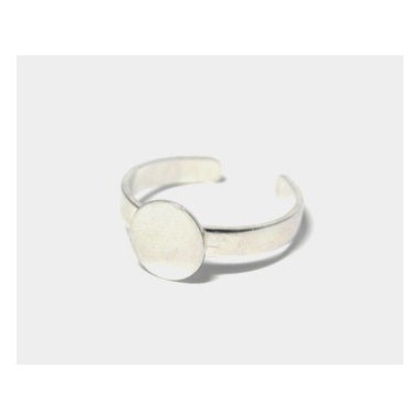 ANILLO METAL BASE REDONDA 8MM