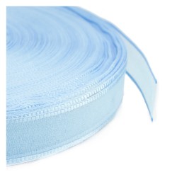 CORDON CINTA ORGANZA 15 MM AZUL CELESTE -5 METROS