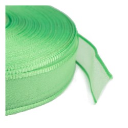 CORDON CINTA ORGANZA 15 MM VERDE - 5 METROS