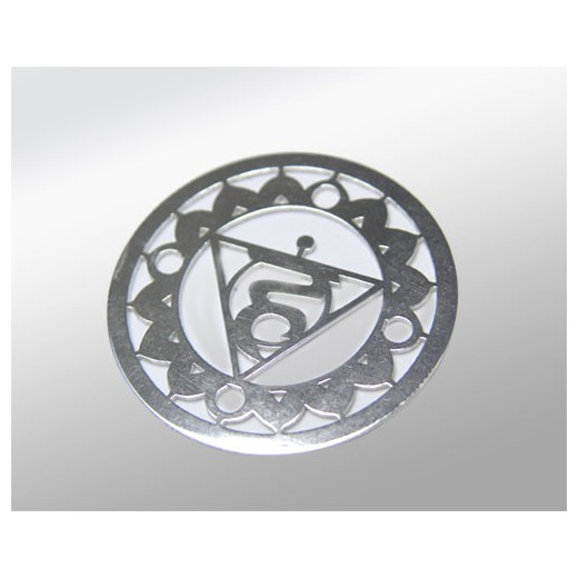 CHAKRA - VISUDDHA 24MM PLATA