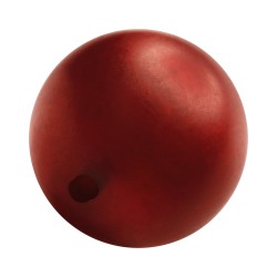 BOLA ACRILICO 16MM POLARIS AB ROJO - 5 UNIDADES