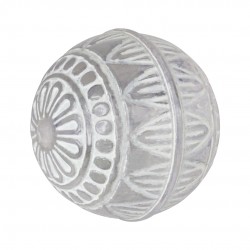 ACRILICO ISTAMBUL BOLA 24MM BLANCO-CRISTAL (ID 3MM)