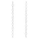 CADENA PLATA REDONDO 6MM EXTERNO HILO 0,8MM