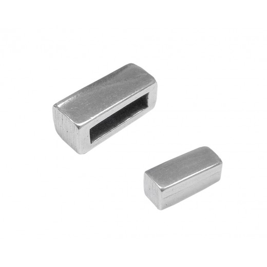 TERMINAL ZAMAK LISO (ID 10X02MM) PLATA VIEJA