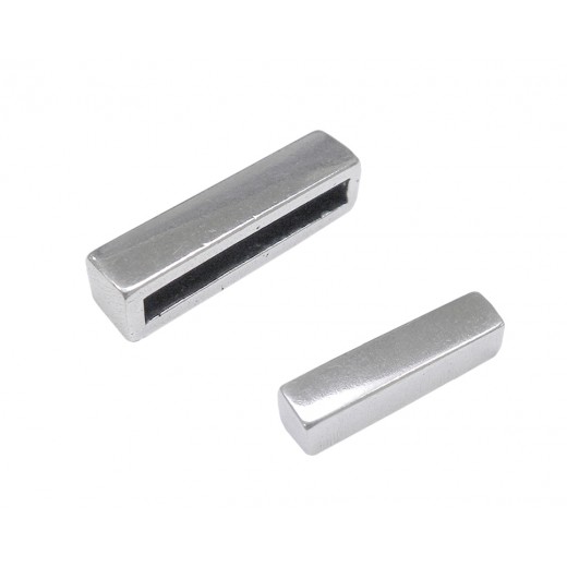 TERMINAL ZAMAK LISO (ID 20X02MM) PLATA VIEJA