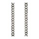 CADENA ESLABONES METAL Q184 PLATA VIEJA 7,00 MM
