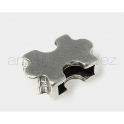 PASADOR ZAMAK (ID 10X2,5) PIEZA PUZZLE PLATA VIEJA