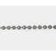 CADENA METAL BOLITAS Q174 METRO PLATA VIEJA 4,5 MM