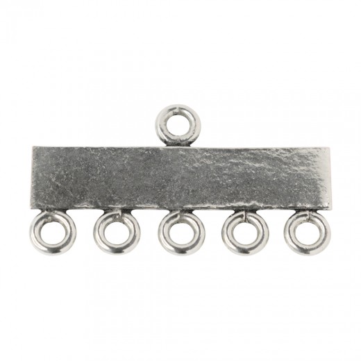 ENTREPIEZA METAL SEPARADOR 5Y1 31X16MM PLATA VIEJA