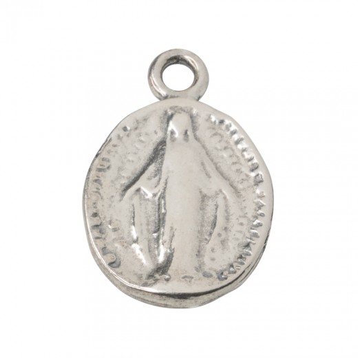 MEDALLA PLATA VIRGEN 11X9 MM