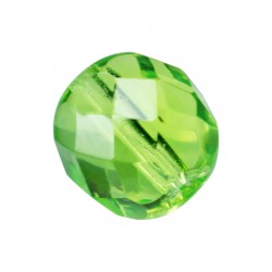 BOLA FACETADA 6MM 5004 PERIDOTO (25 UNIDADES)