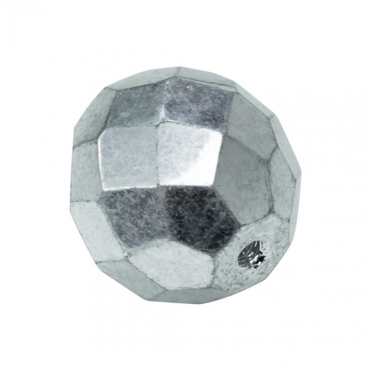 BOLA FACETADA 12MM 27000 PLATA 2X