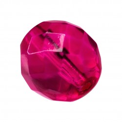 BOLA FACETADA 12 MM 45494 FUCSIA