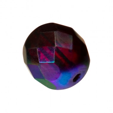 BOLA FACETADA 12 MM 9011 AB GRANATE