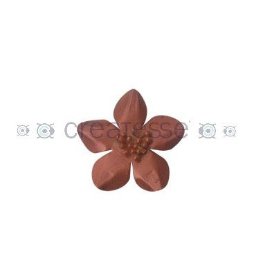 FLOR CUERO REF.10 45MM 43 COBRE METALIZADO