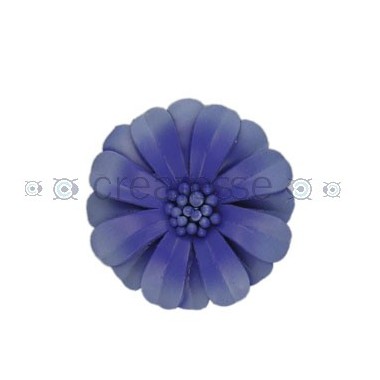 FLOR CUERO REF.15 50MM 15 LILA