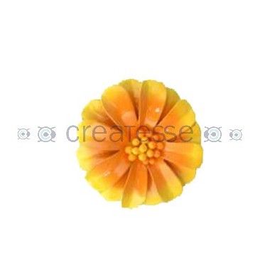 FLOR CUERO REF. 15 50MM 20 AMARILLO