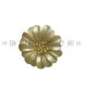 FLOR CUERO REF. 15 50MM 42 DORADO METALIZADO