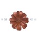 FLOR CUERO REF. 15 50MM 43 COBRE METALICO