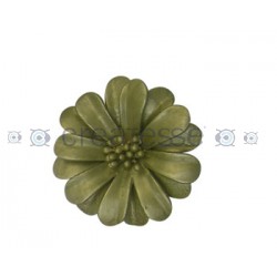 FLOR CUERO REF. 15 50MM 54 BRONCE METALIZADO