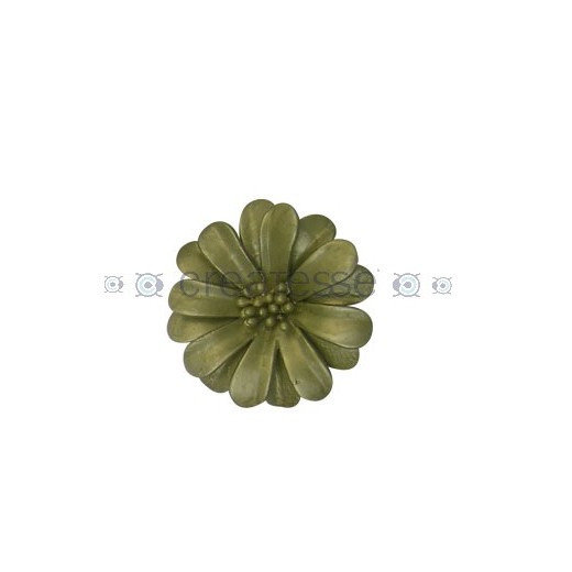 FLOR CUERO REF. 15 50MM 54 BRONCE METALIZADO