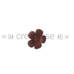 FLOR CUERO REF.99 25MM 43 COBRE METALIZADO