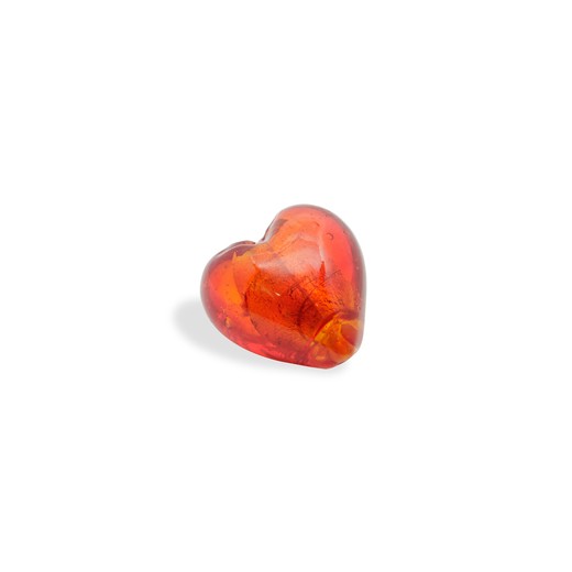 CRISTAL VENICE 28MM CORAZON 63 ROJO (ID 2MM)