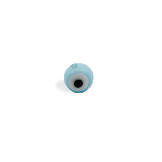 BOLA CRISTAL OJO TURCO 8MM CELESTE