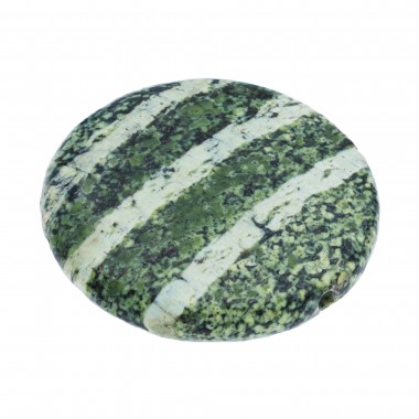 JASPE VERDE PLATA DISCO LISO 25MM