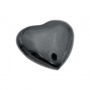 HEMATITE CORAZÓN CORPOREO 10MM CON TALADRO 1MM