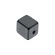 HEMATITE CUBO 4X4MM CON TALADRO DE 1MM