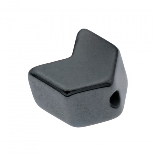 HEMATITE FLECHA 8X7MM TALADRO 1 MM