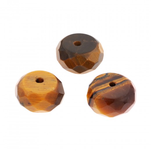 OJO DE TIGRE 12X6 LENTEJA FACETADA -UNIDAD
