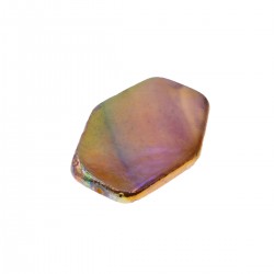 NÁCAR DORADO 35X25 HEXÁGONO - 4 UNIDADES