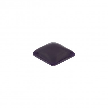 ACRILICO CABUJON CUADRADO 12MM PURPURA