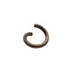 ANILLA METAL REDONDA BRONCE ANTIGUO - 10 und