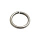 UNIDAD ANILLA METAL 3MM (HILO 0,8MM) PLATA VIEJA