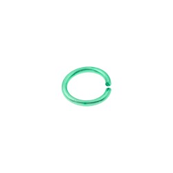 ANILLAS ALUMINIO VERDE MANZANA - 10 PCS