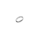 ANILLA METAL ABIERTA 15X10MM OVAL PLATA VIEJA