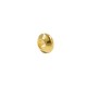 ENTREPIEZA ZAMAK LENTEJA 7X4MM (ID 3MM) DORADO BRILLANTE
