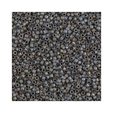 TUBO 8GR DELICA MIYUKI 11-0 N.307 GRIS PLATA MATE