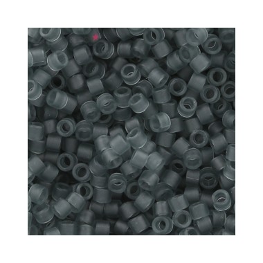 TUBO 8GR DELICA MIYUKI 11-0 N.749 GRIS MATE TRANSP.