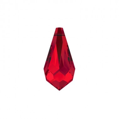 GOTA 11X5,5 001 LIGHT SIAM SWAROVSKI- 6 UNIDADES