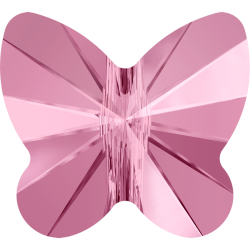 MARIPOSA 10MM -4 UNIDADES LIGTH ROSE SWAROVSKI