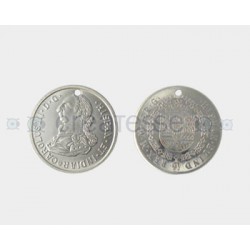 MONEDA ACERO CARLOS III 24mm