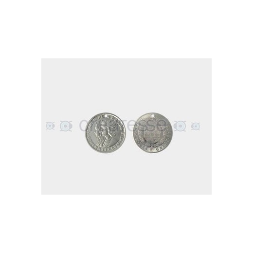 MONEDA ACERO 1 TALADRO 18MM REYES CATOLICOS