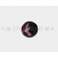 CRISTAL SPOT-ON-BLACK 16MM TAL. 6MM GRANATE